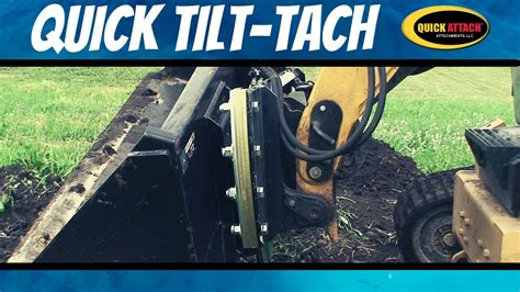 quick tilt-tach skid steer attachment|skid steer tilt mount plate.